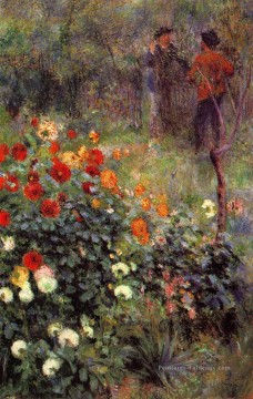 noir - jardin à rue cortot montmartre Pierre Auguste Renoir
